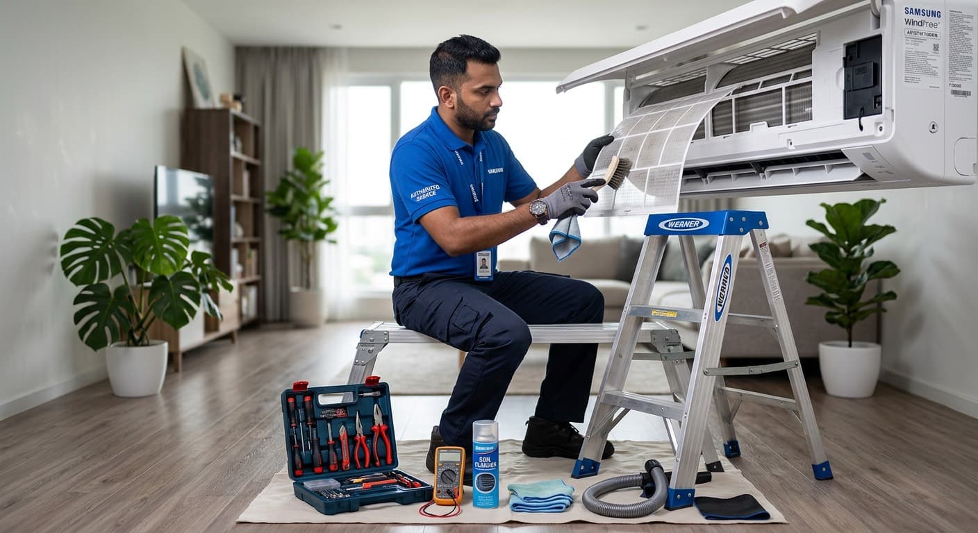 Servis & Chemical Wash Aircond Samsung: Bila & Kenapa