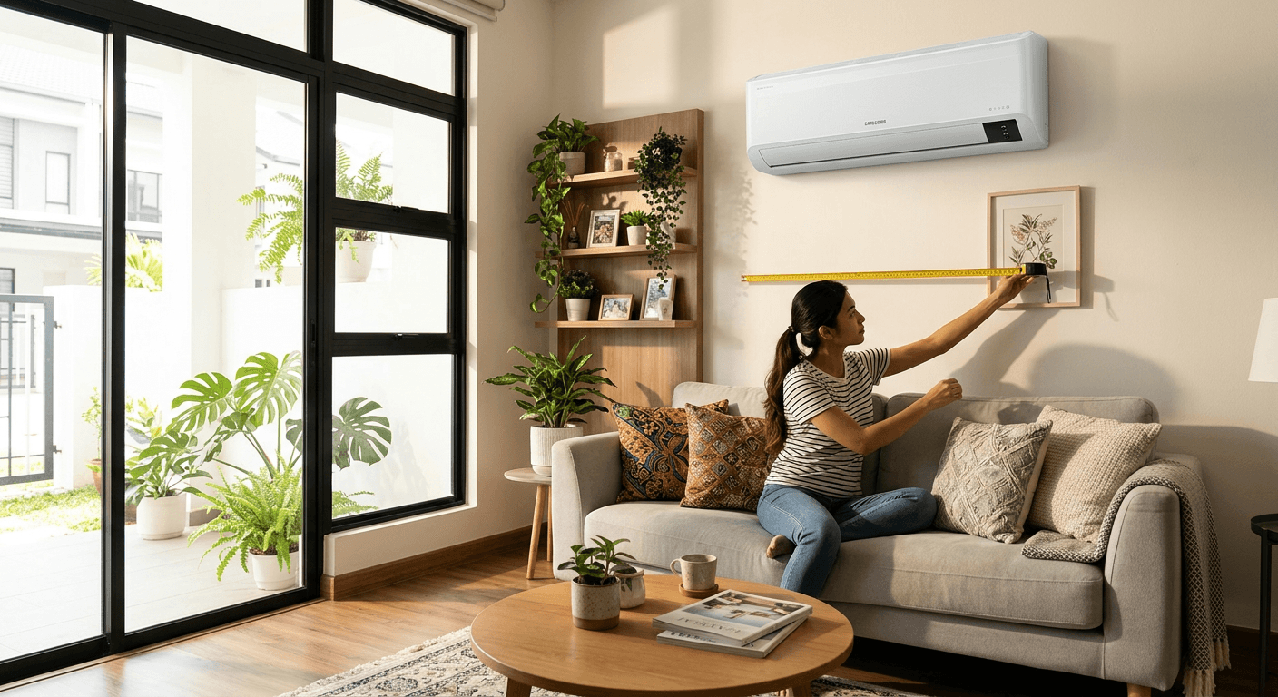 Cara Pilih Aircond Samsung — Panduan Saiz Bilik & HP
