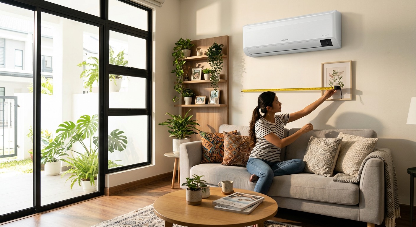 Cara Pilih HP Aircond Samsung Ikut Saiz Bilik — Samsung air conditioner